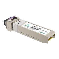SFP-10G-BX80D, 10Gbps monomodo Tx1550/Rx1490nm, 80 km, módulos SFP, bidirecionalidade LC Simplex, transceptores SM SFP