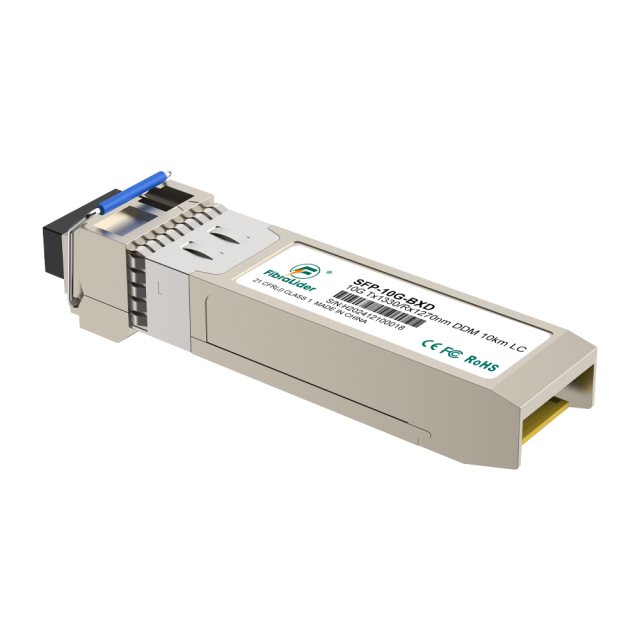 SFP-10G-BXD, 10 Gbps monomodo Tx1330/Rx1270nm, 10 km, módulos SFP, bidirecionalidade LC Simplex, transceptores SM SFP