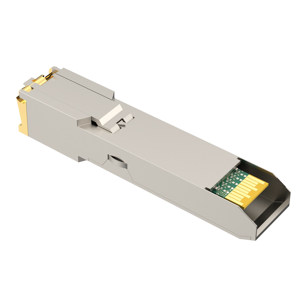 SFP-GE-T,Módulos SFP RJ45 Ethernet a velocidad adaptable de 1,25 Gbps 10/100/1000 Mbps de cobre