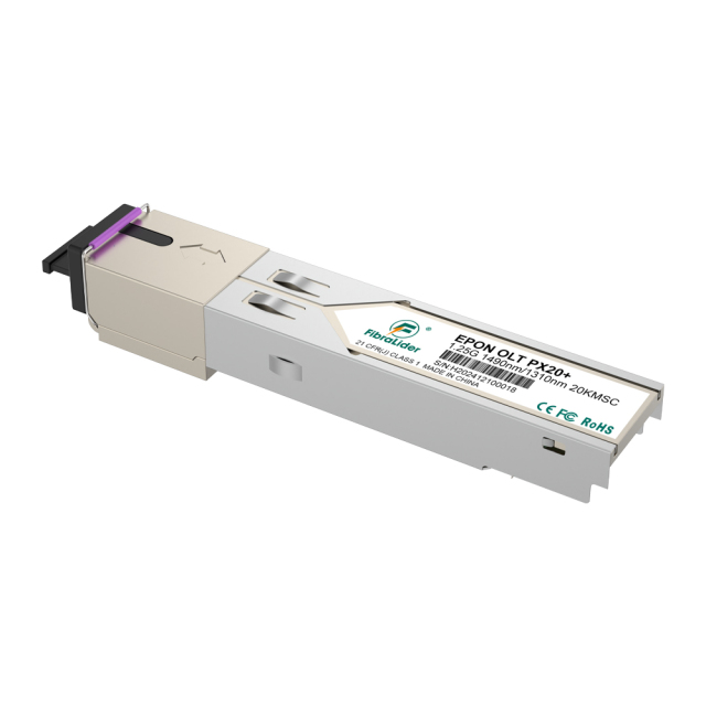 EPON OLT PX20+,1.25Gbps, Tx1490/Rx1310nm,20km, 2~5db EPON SFP Transceivers Modules