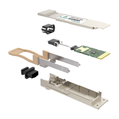 QSFP-40G-SR4 ,40Gbps Multimode 850nm,150m,QSFP+ Modules,MPO,QSFP+ Transceivers