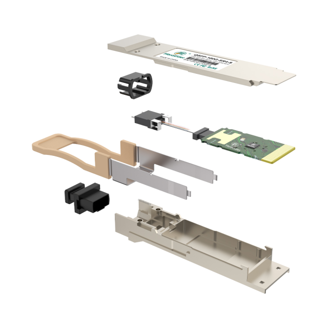 QSFP-100G-SR4-S，10万兆多模MPO，850nm波长，100Gbps，100米，QSFP+光模块