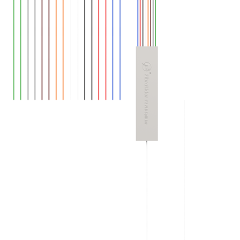 Fiber Optic PLC Splitter,1x16 without connector,Steel Tube 1:16 Fiber PLC Splitter