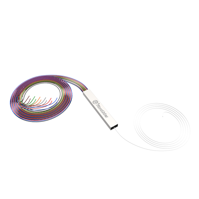 Fiber Optic PLC Splitter,1x16 without connector,Steel Tube 1:16 Fiber PLC Splitter