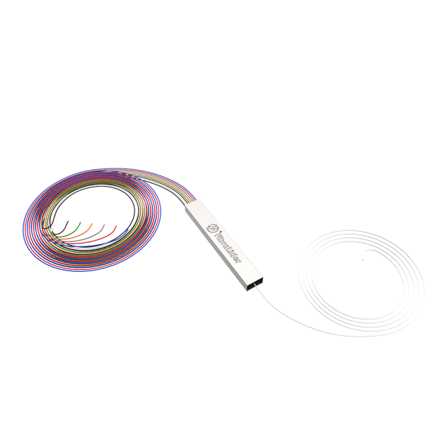 Fiber Optic PLC Splitter,1x8 without connector,Steel Tube 1:8 Fiber PLC Splitter