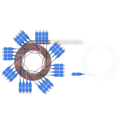Fiber Optic PLC Splitter,1x32 with SC/UPC Connector,Steel Tube 1:32 Singlemode Fiber PLC Splitter