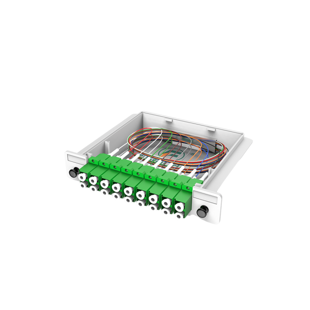 1x16插片式分路器，单模，带LC/APC耦合器