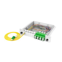 1x8插片式分路器，单模，带 LC/APC 跳线