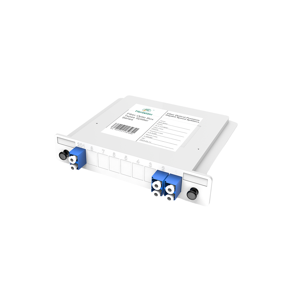 Волоконно-оптические коробки PLC Splitter, 1x4 с LC/UPC разъемом, G657A одномодовый, 1:4 пластиковый модуль вставки пакет волоконный сплиттер