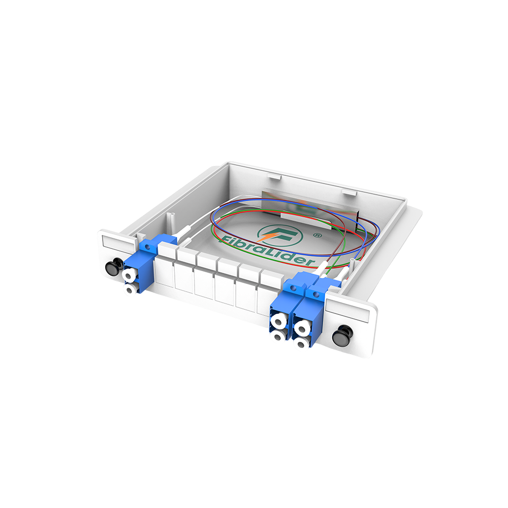 Волоконно-оптические коробки PLC Splitter, 1x4 с LC/UPC разъемом, G657A одномодовый, 1:4 пластиковый модуль вставки пакет волоконный сплиттер