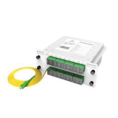 Оптоволоконные коробки PLC сплиттер, 1x16 с SC/APC патч-корд, G657A одномодовый, 1:16 пластиковый модуль вставки пакет волокна сплиттер