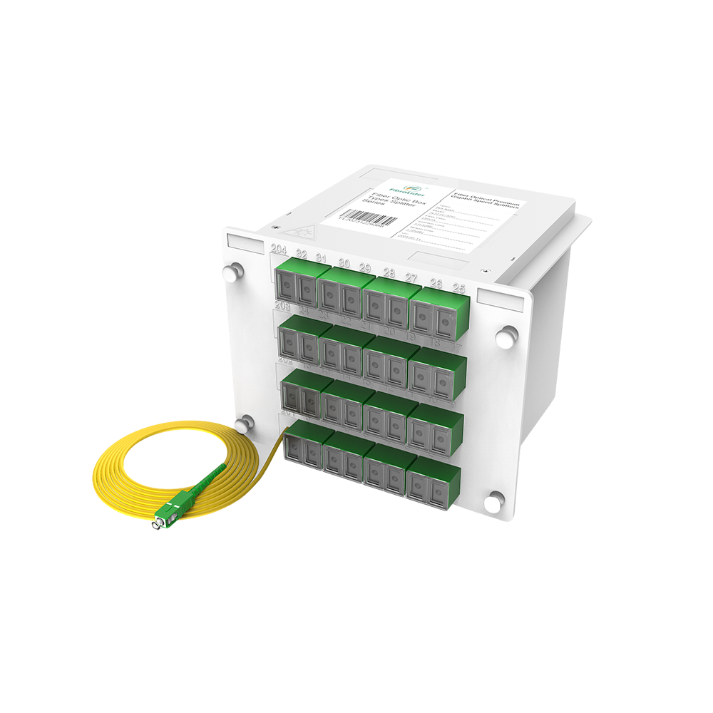 Оптоволоконные коробки PLC сплиттер, 1x32 с SC/APC патч-корд, G657A одномодовый, 1:32 пластиковый модуль вставки пакет волокна сплиттер