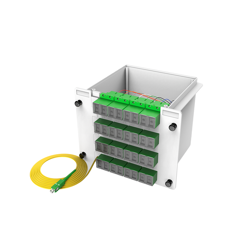 Оптоволоконные коробки PLC сплиттер, 1x32 с SC/APC патч-корд, G657A одномодовый, 1:32 пластиковый модуль вставки пакет волокна сплиттер