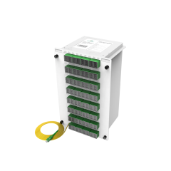 1x64插片式分路器，单模，带 SC/APC 跳线