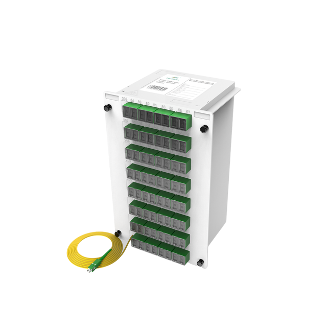 1x64插片式分路器，单模，带 SC/APC 跳线