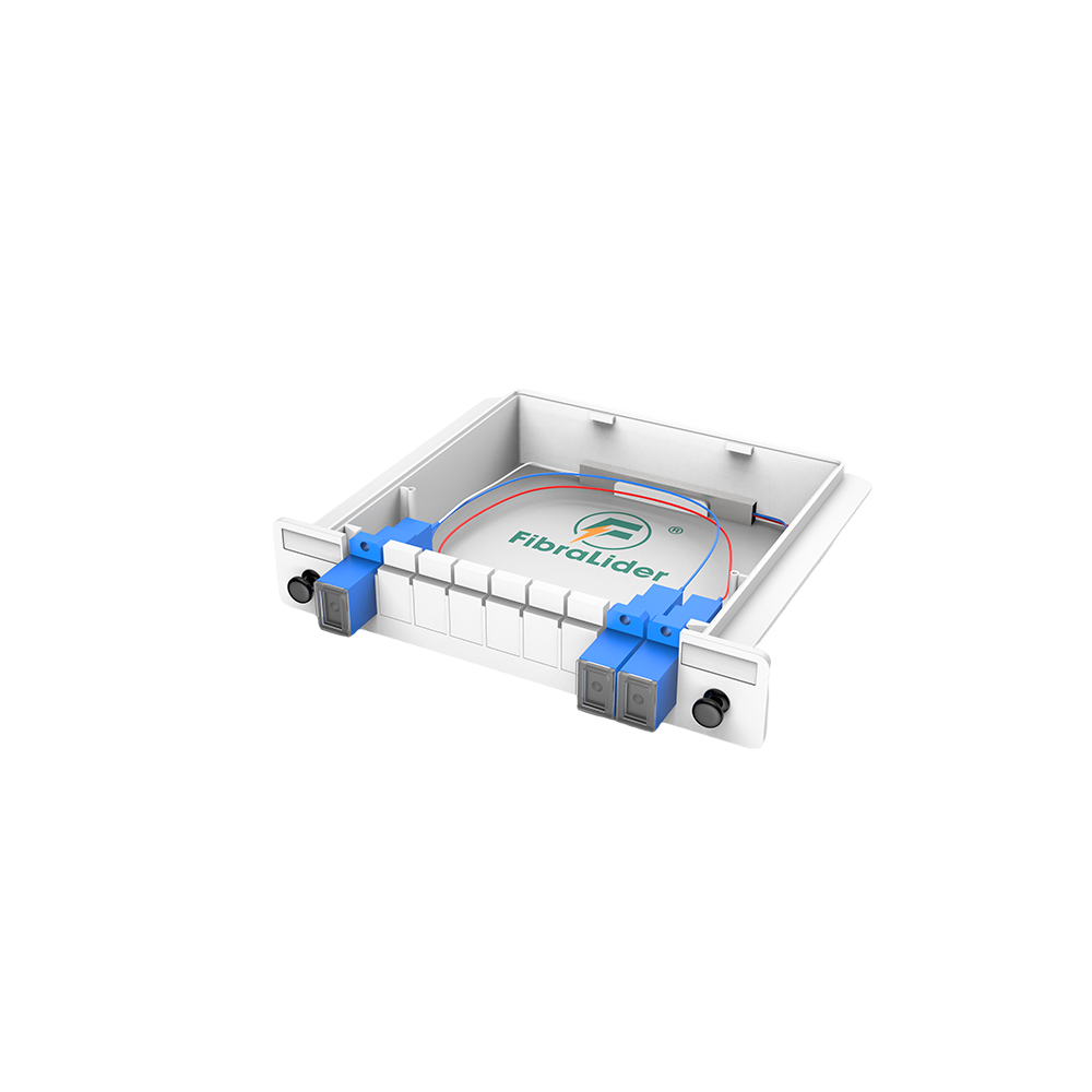 Волоконно-оптические коробки PLC сплиттер, 1x2 с SC/UPC разъемом, G657A одномодовый 1:2 пластиковый модуль вставки пакет волоконный сплиттер