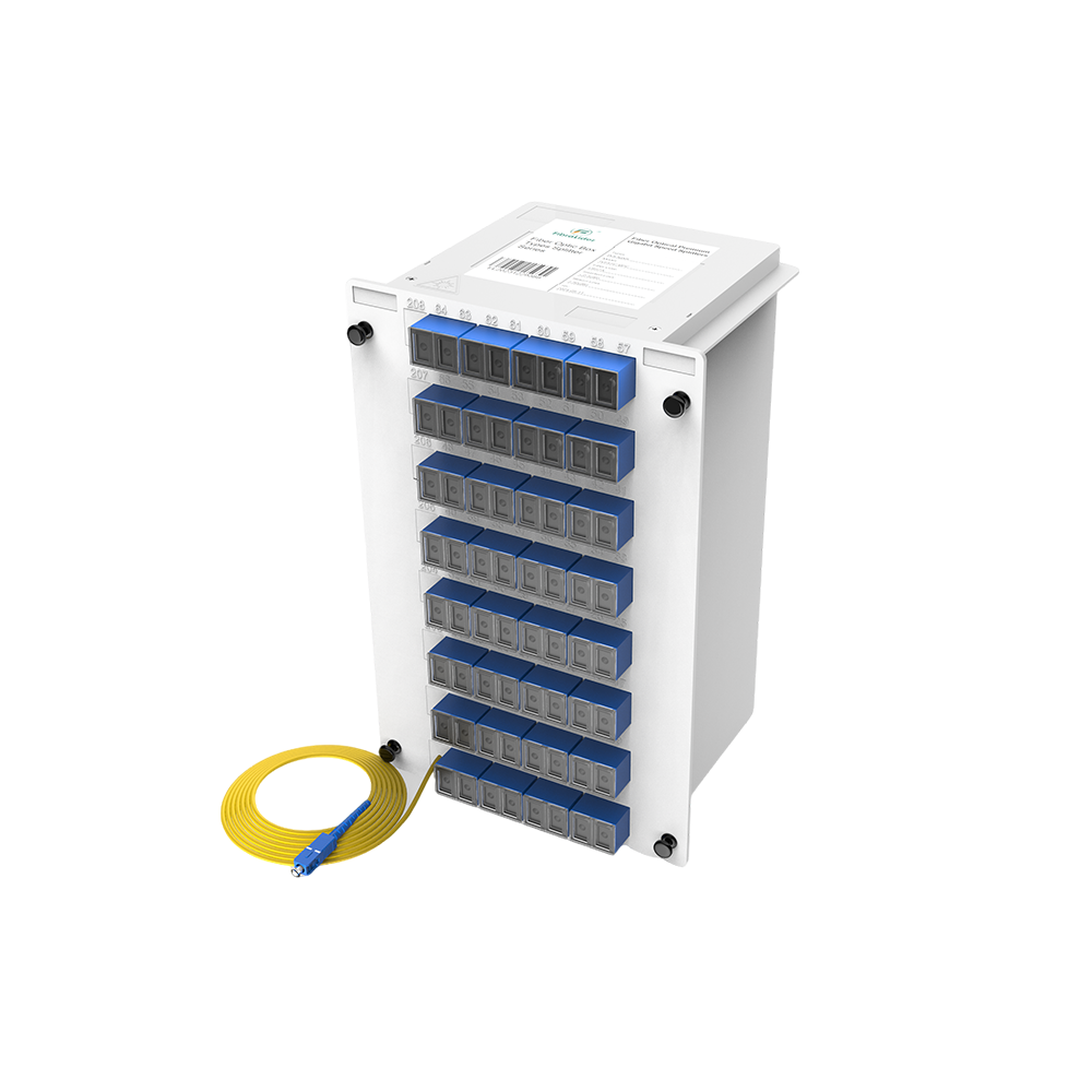 Оптоволоконные коробки PLC сплиттер, 1x64 с SC/UPC патч-корд, G657A одномодовый, 1:64 пластиковый модуль вставки пакет волокна сплиттер