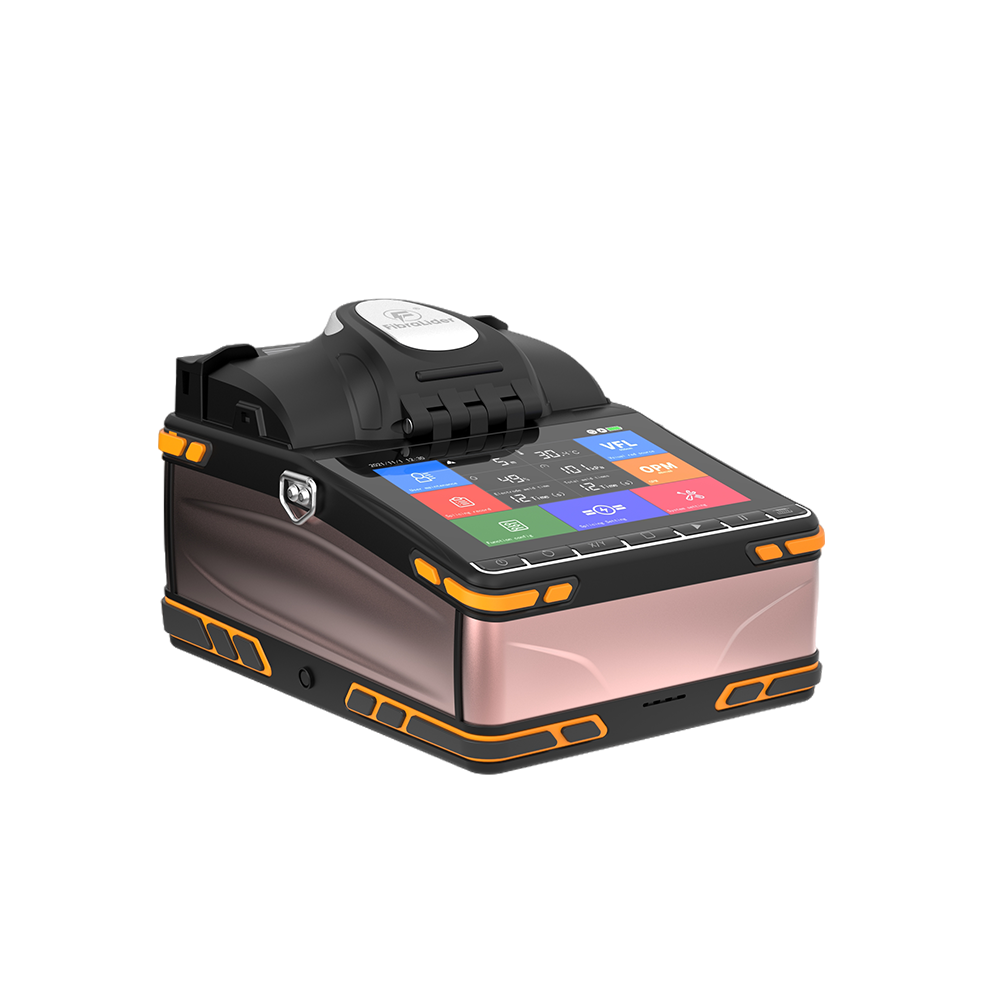 KI-9 Fiber Optic Fusion Splicer, 6 двигателей, встроенный VFL лазер и измеритель мощности, для FTTH и других сценариев
