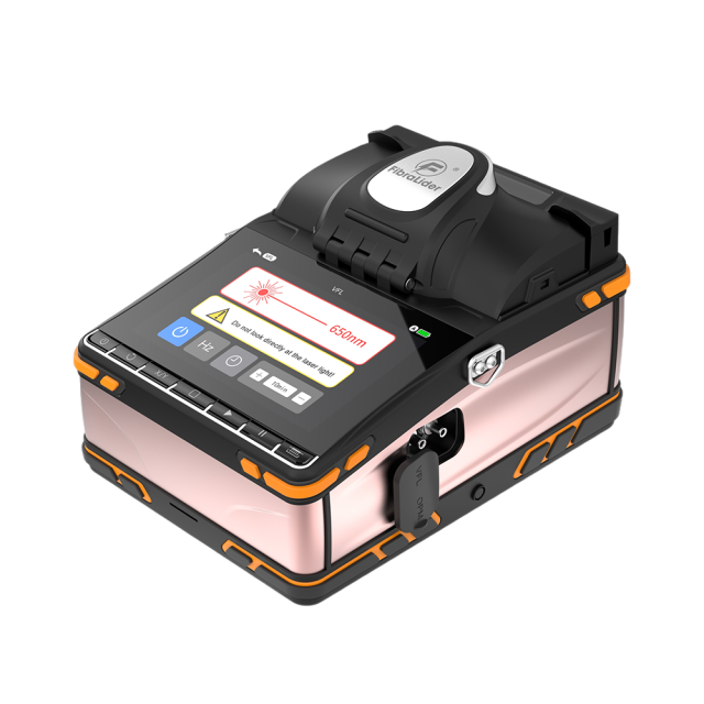 KI-9 Fiber Optic Fusion Splicer,6 Motors,Built-In VFL Laser And OPM,For FTTH etc Scenarios