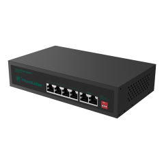 Неуправляемый PoE-свитч 10/100 Мбит/с с 4 PoE-портами и 2 uplink PoE-портами