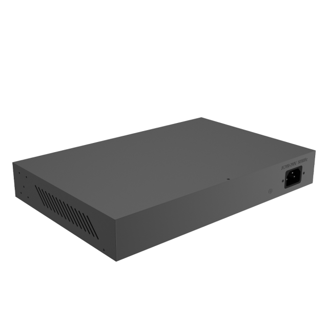 Switch PoE 10/100/1000Mbps No Administrado con 24 Puertos PoE, 2 Puertos PoE de Uplink y 1 Puerto SFP