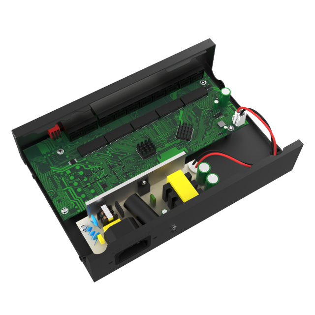 Switch PoE 10/100/1000Mbps No Administrado con 8 Puertos PoE y 2 Puertos PoE de Uplink