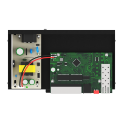 Switch PoE 10/100/1000Mbps com 4 Portas Gigabit PoE, 1 Porta PoE de Uplink e 1 Porta SFP