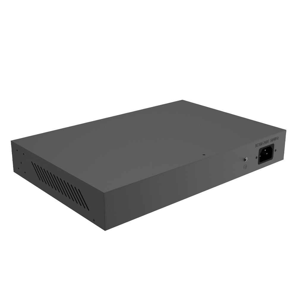 Switch PoE 10/100/1000Mbps con 16 Puertos PoE Gigabit, 2 Puertos PoE de Uplink y 1 Puerto SFP