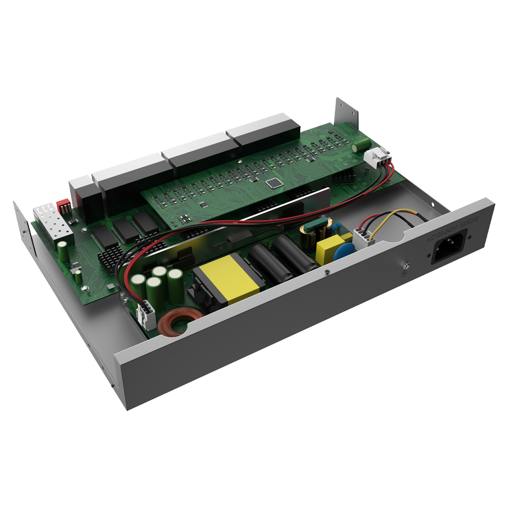 10/100/1000Mbps 24-Port Gigabit Unmanaged PoE Switch with 2 Uplink Ports & 1 SFP Port