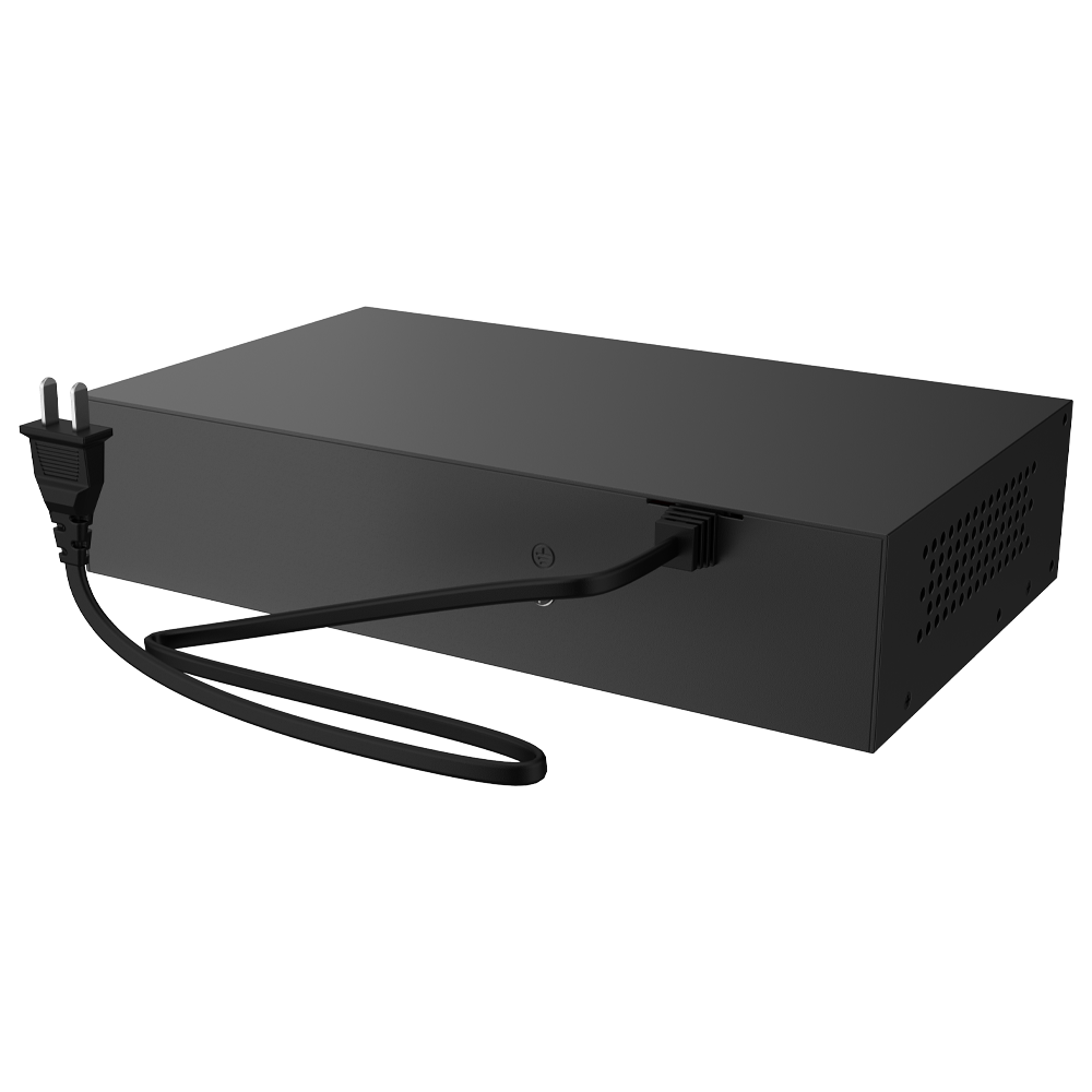 10/100Mbps 8-Port PoE Switch with 2 Uplink Ports (Unmanaged)