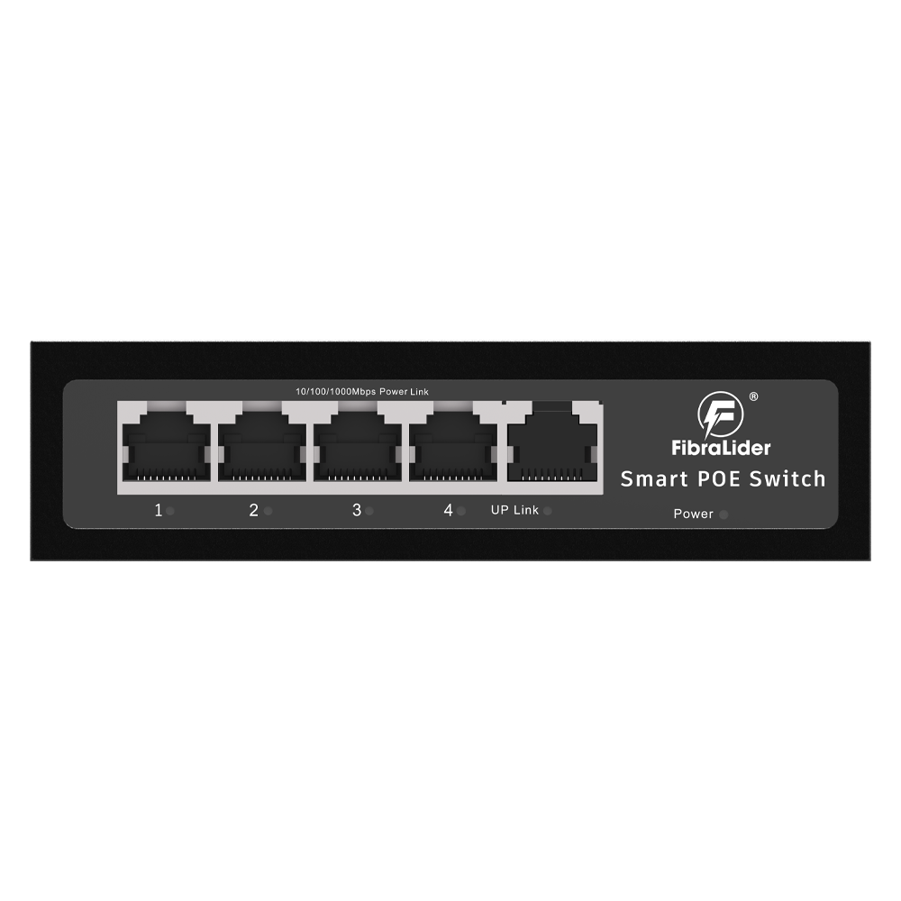 10/100/1000Mbps 4-Port Gigabit PoE Switch with 1 Gigabit Uplink (Unmanaged)