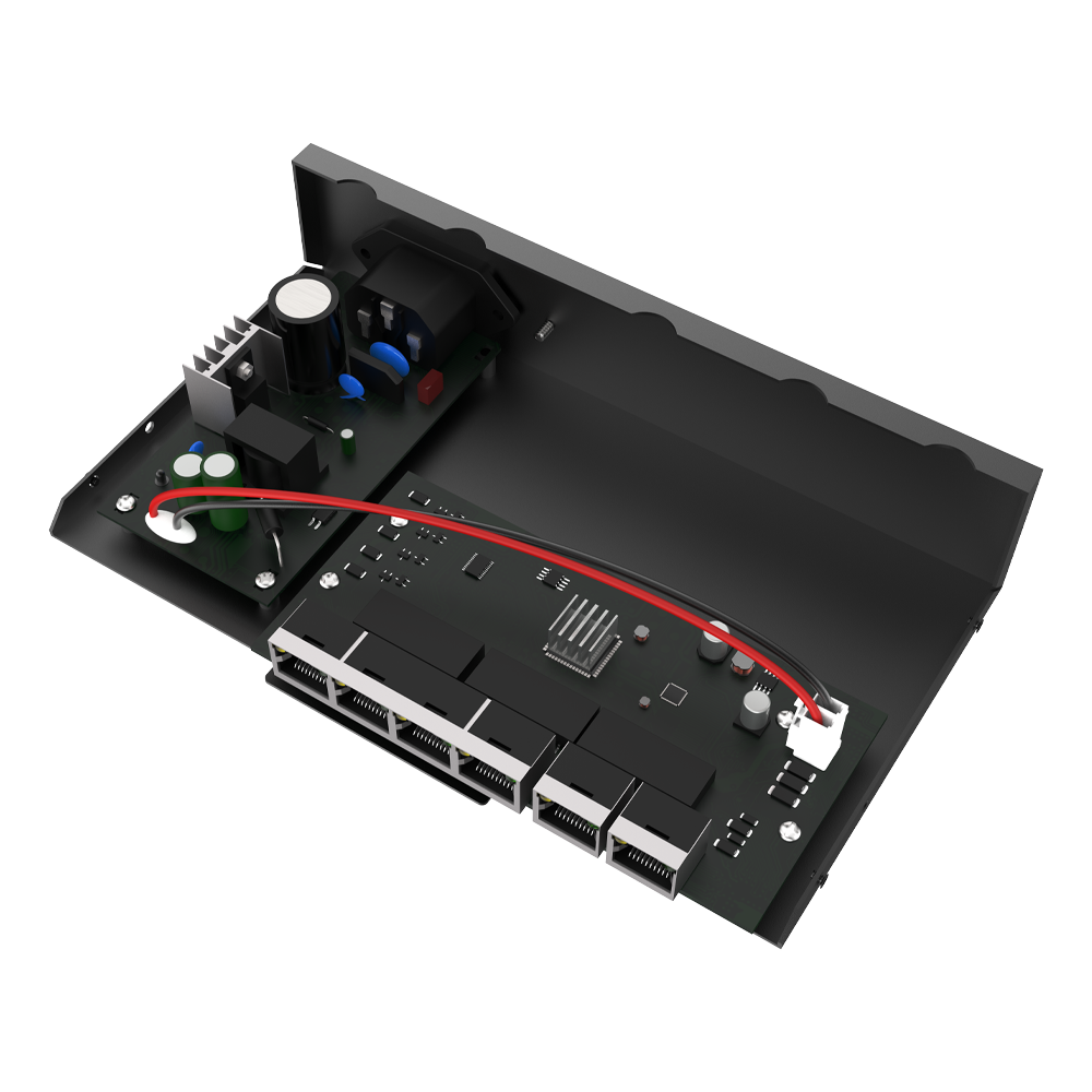 10/100/1000Mbps 4-Port Gigabit PoE Switch with 2 Gigabit Uplink Ports (Unmanaged)