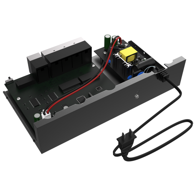 Switch PoE de 8 Puertos 10/100Mbps con 2 Puertos Uplink (No Administrado)