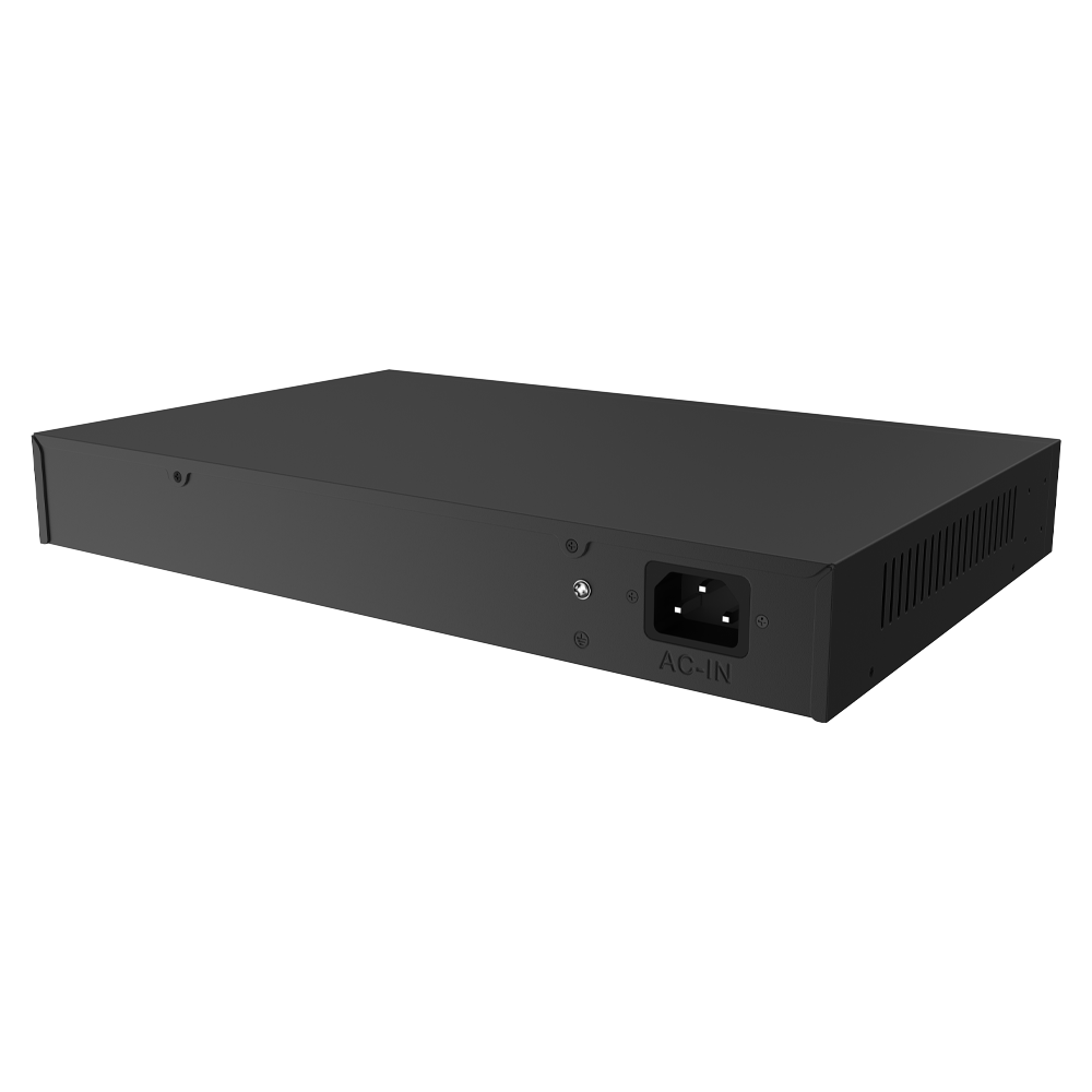 10/100/1000Mbps 24-Port Gigabit PoE Switch with 2 Gigabit Uplink Ports & 2 SFP Ports (Unmanaged)