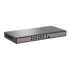 Switch PoE Gigabit de 16 Puertos 10/100/1000Mbps con 2 Puertos Uplink Gigabit y 1 Puerto SFP (No Gestionado)