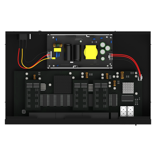 10/100/1000Mbps 24口千兆PoE交换机，带2个千兆上行端口和2个SFP端口（非管理型）
