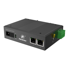 Conmutador Ethernet Industrial No Gestionado con 2 Puertos RJ45 10/100Mbps + 1 Puerto de Fibra SC Gigabit (20km, Par A/B)