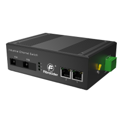 Неуправляемый промышленный Ethernet-свитч 10/100/1000 Мбит/с с 2 портами Gigabit Electric и 2 портами SC Gigabit – FL-CUG0202-SC20A/B