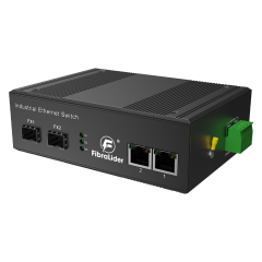 Неуправляемый промышленный Ethernet-свитч 10/100/1000 Мбит/с с 2 портами Gigabit Electric и 2 портами Gigabit SFP — FL-CUG0202-SFP