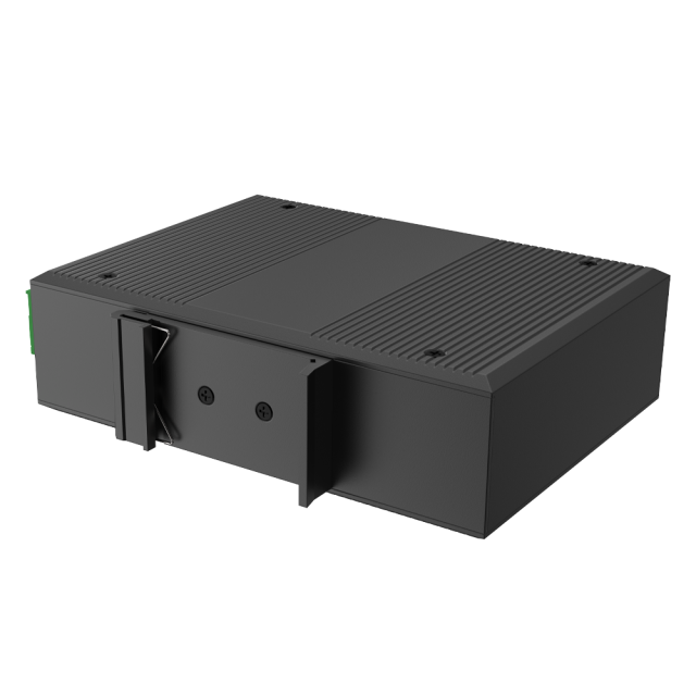 Conmutador Ethernet Industrial No Gestionado con 2 Puertos RJ45 10/100Mbps + 1 Puerto de Fibra SC Gigabit (20km, Par A/B)