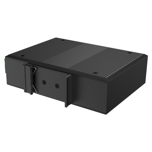 Switch Ethernet Industrial No Gestionado 10/100/1000Mbps con 1 Puerto RJ45 Gigabit y 1 Puerto Óptico SFP