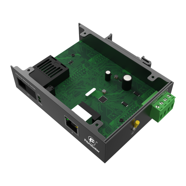 FL-CUG0101-SC20A/B – Неуправляемый промышленный Ethernet-коммутатор 10/100/1000 Мбит/с с 1 портом RJ45 и 1 оптическим портом SC (20 км, одномодовый)