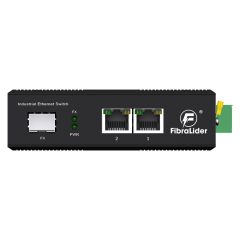 10/100/1000Mbps 非管理型工业以太网交换机，配备 2 个千兆电口 + 1 个千兆 SFP 光口