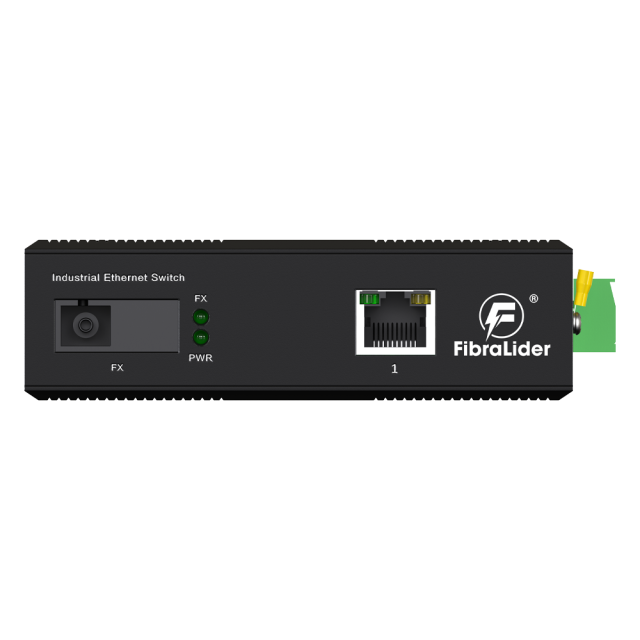 FL-CUG0101-SC20A/B – Неуправляемый промышленный Ethernet-коммутатор 10/100/1000 Мбит/с с 1 портом RJ45 и 1 оптическим портом SC (20 км, одномодовый)