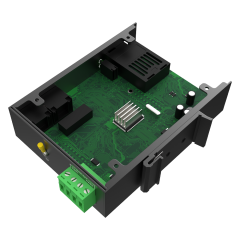 Conmutador Ethernet Industrial No Gestionado con 2 Puertos RJ45 10/100Mbps + 1 Puerto de Fibra SC Gigabit (20km, Par A/B)