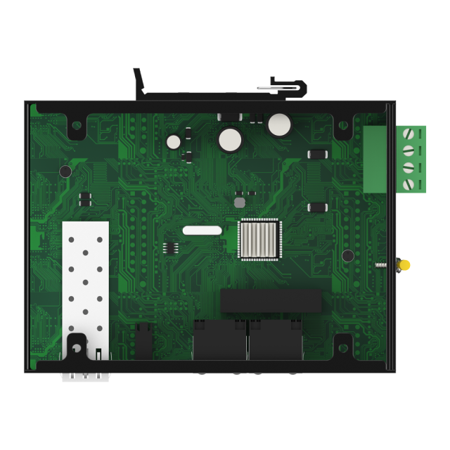 10/100/1000Mbps 非管理型工业以太网交换机，配备 2 个千兆电口 + 1 个千兆 SFP 光口
