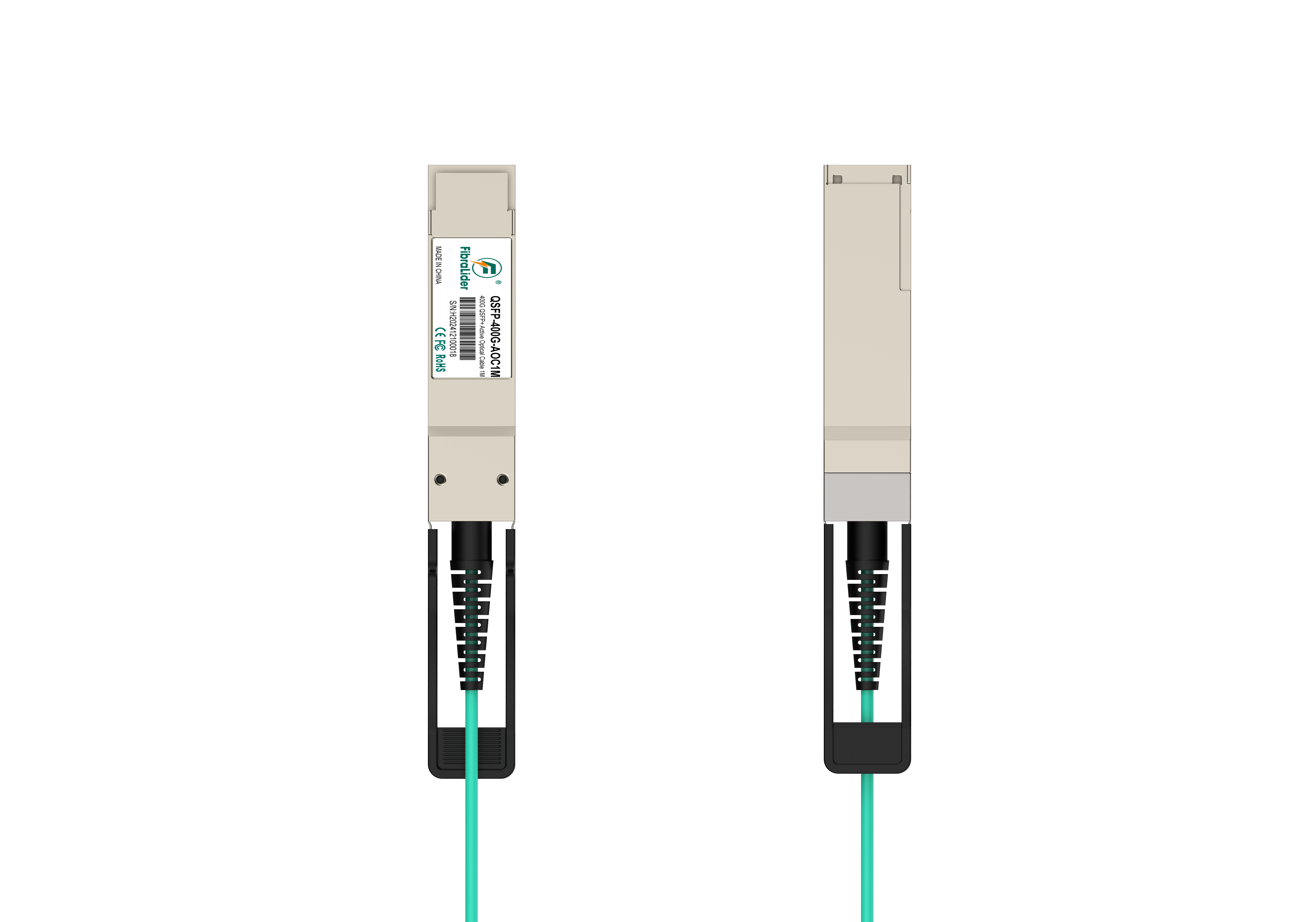 400G Active Optical Cable (AOC) QSFP DD to QSFP DD - 1 Meter