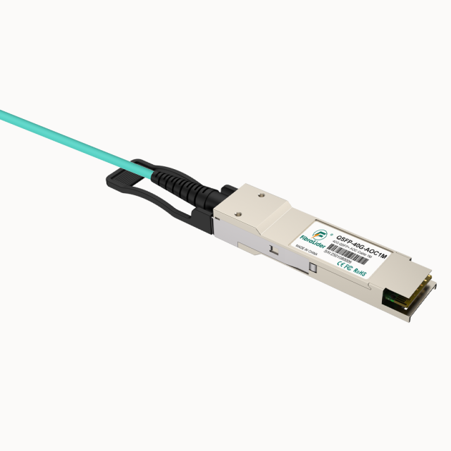 40G Оптоволоконный активный кабель (AOC) QSFP+ to QSFP+ - 1 метр