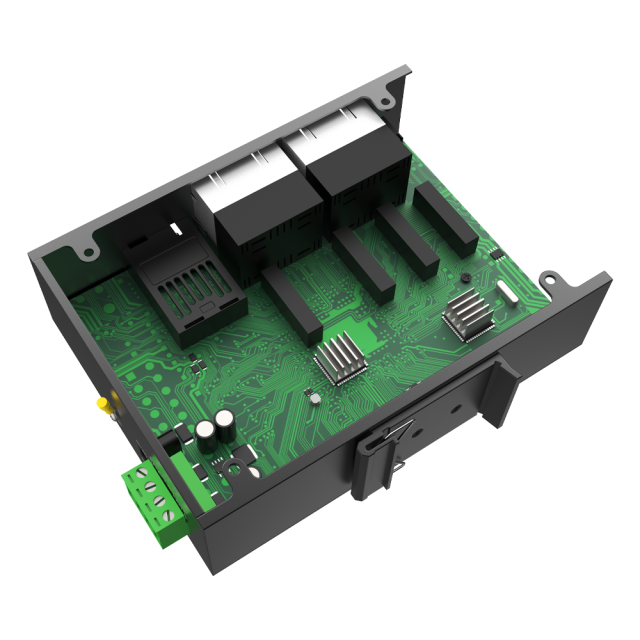 Switch Ethernet Industrial Não Gerenciável com 8 Portas Gigabit RJ45 + 1 Porta Óptica SC