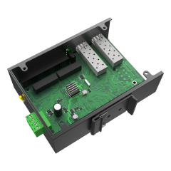 Промышленный неуправляемый гигабитный Ethernet-коммутатор с 4 портами RJ45 и 2 SFP-слотами